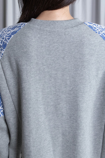 MARECHAL TERRE レース切替えスウェットトップス【ZMT261CT759】