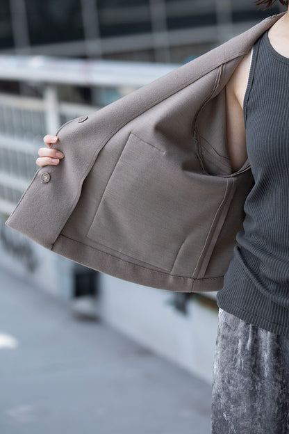 Munich ウールライクフリースショートジャケット【MN252B69】