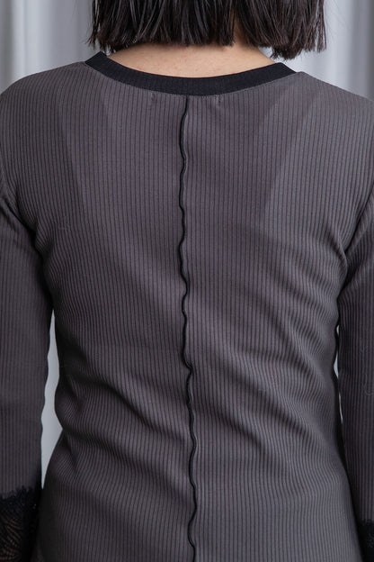 MARECHAL TERRE 袖レースリブインナートップス【ZMT261CT760】