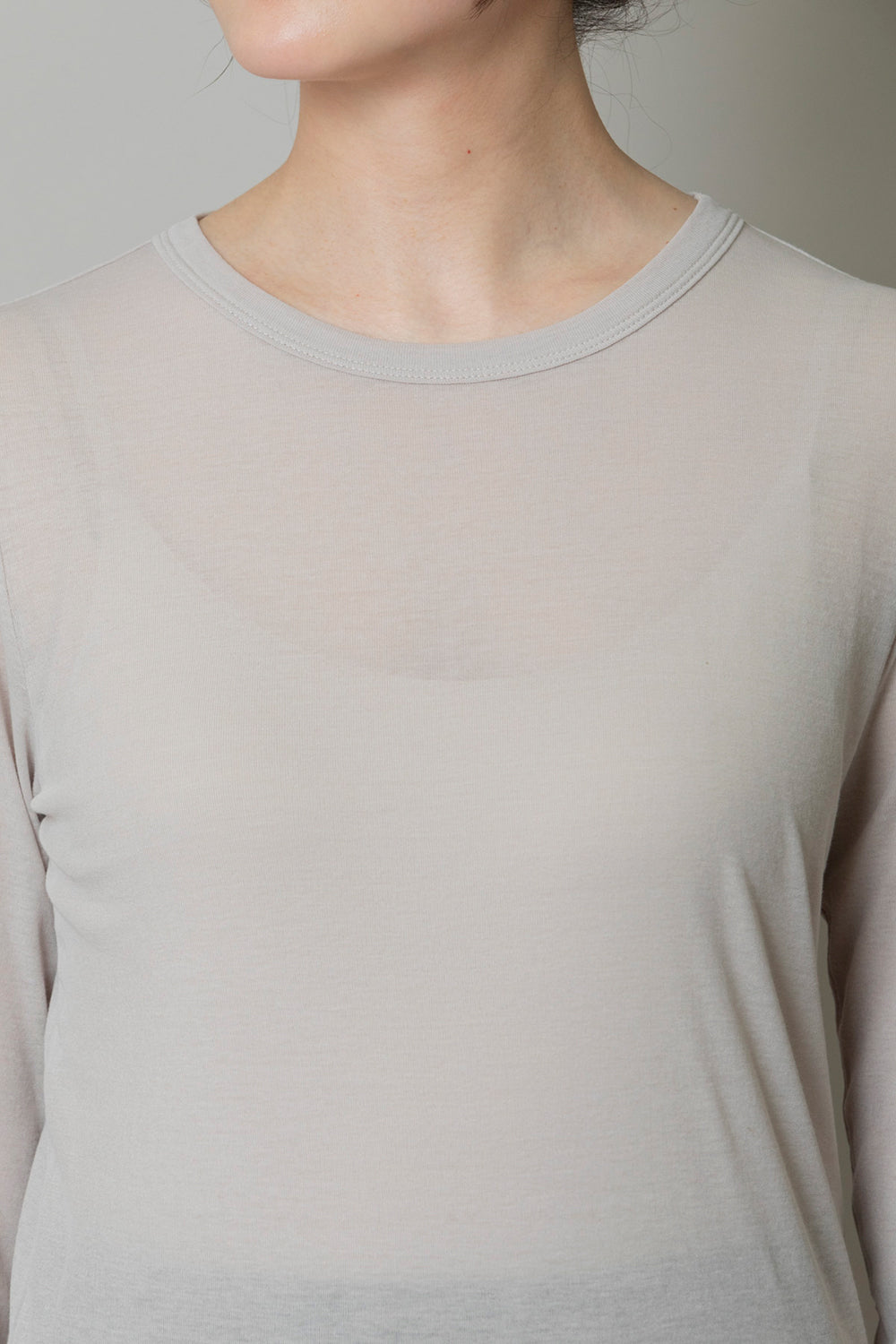 Munich シアーストレッチリブクルーネックプルオーバー【MN242U17】