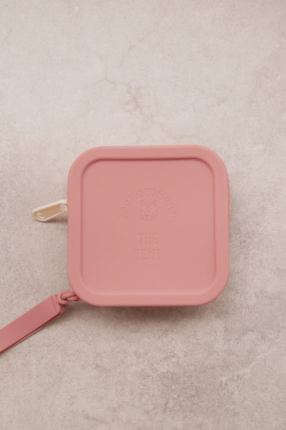 mellowbear × TheTENT Washable Treats holder - Sakura Pink / Oatsmilk