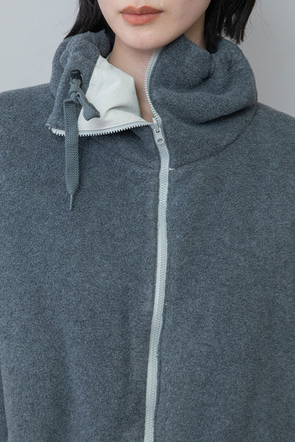 Munich ナイロンタフタ×フリースリバーシブルジレ【MN252B33】