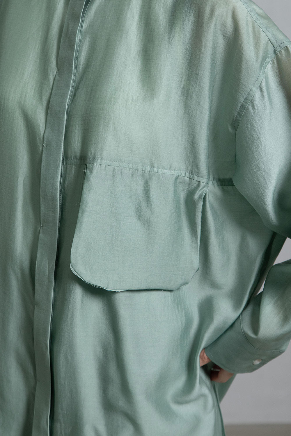 MARECHAL TERRE シアービッグシャツ【ZMT252BL105】