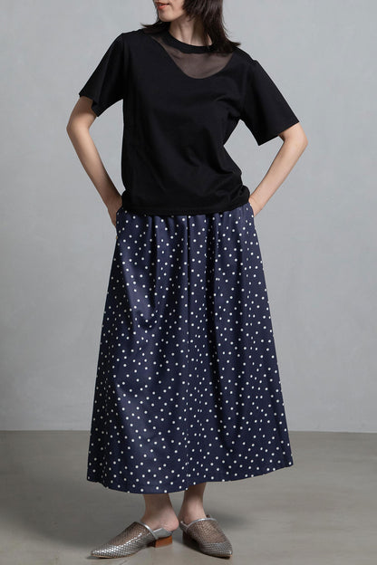 MARECHAL TERRE 部分メッシュTシャツ【ZMT252CT132】