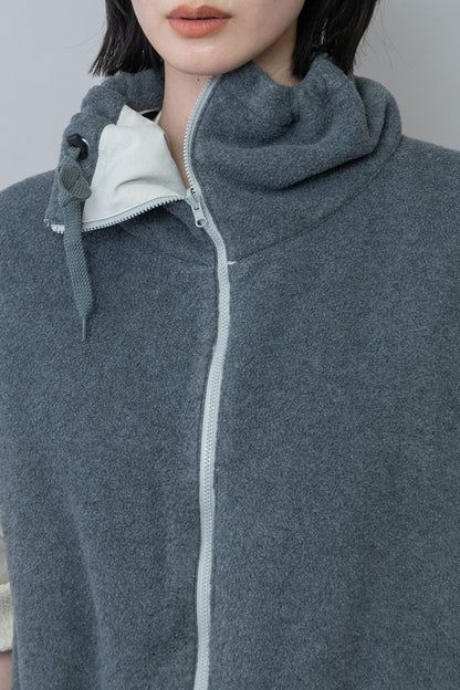 Munich ナイロンタフタ×フリースリバーシブルジレ【MN252B33】