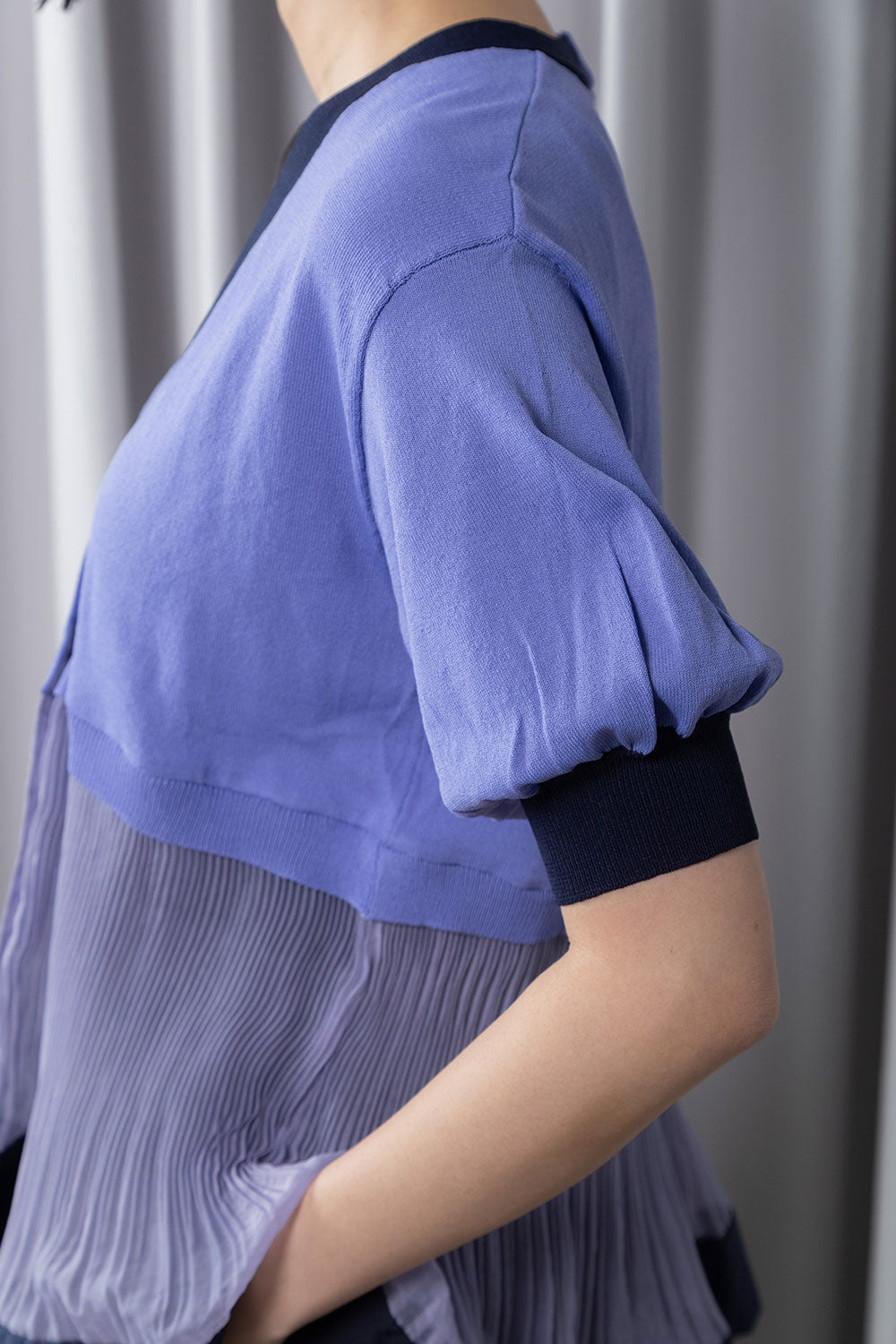 MARECHAL TERRE 裾プリーツニットカーディガン【ZMT262KN106】