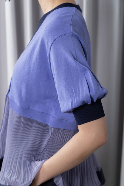 MARECHAL TERRE 裾プリーツニットカーディガン【ZMT262KN106】