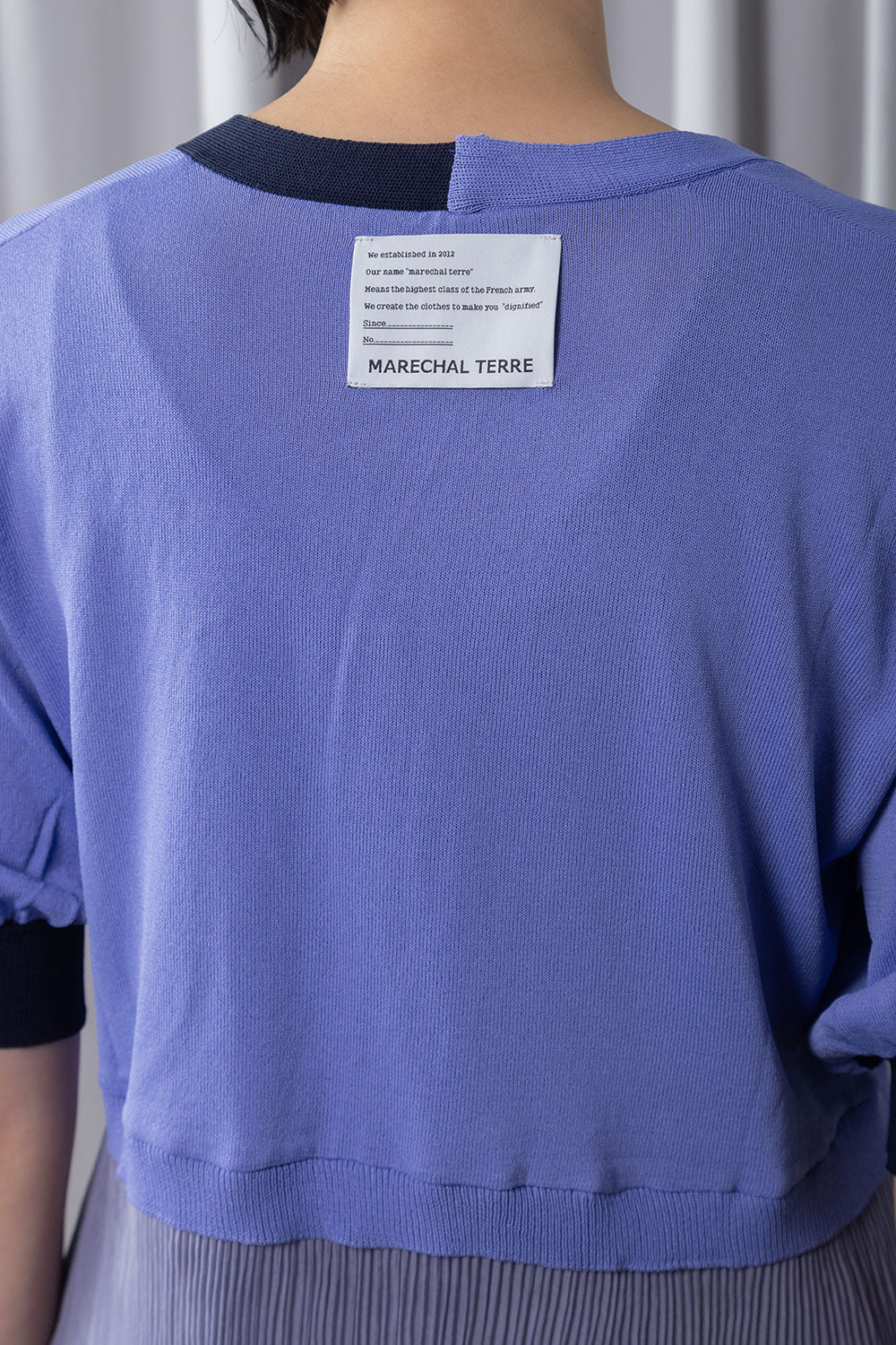 MARECHAL TERRE 裾プリーツニットカーディガン【ZMT262KN106】