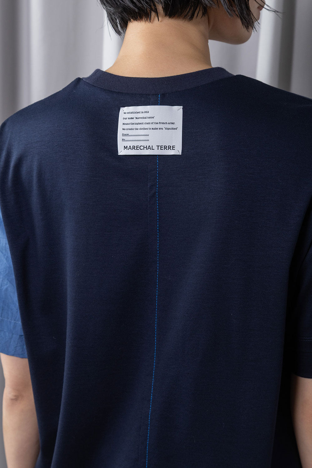 MARECHAL TERRE コンビネーションデザインTシャツ【ZMT262CT138】