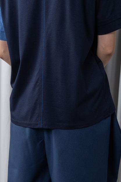 MARECHAL TERRE コンビネーションデザインTシャツ【ZMT262CT138】