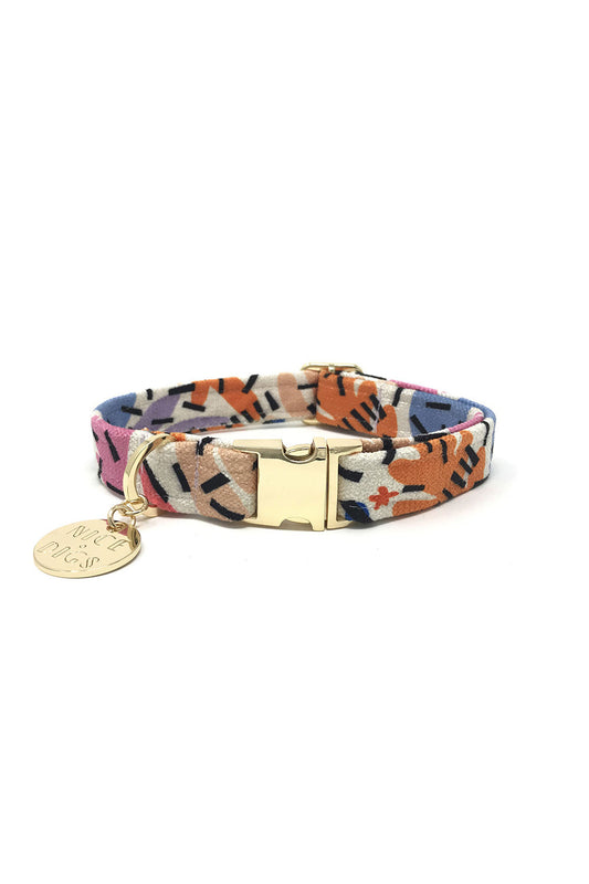 NICE DIGS FROND OF YOU PRINTED DOG COLLAR