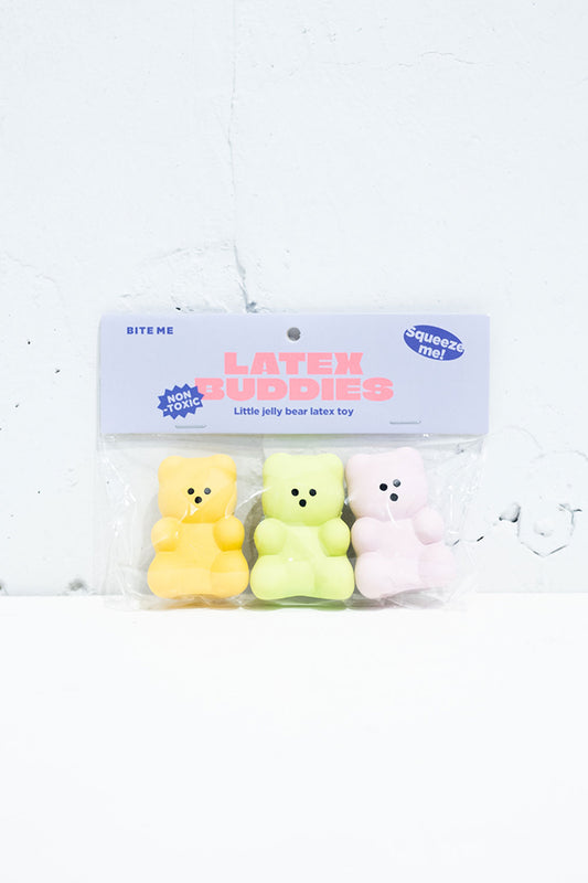BITE ME リトルジェリーベアラテックスおもちゃ（3個入り）