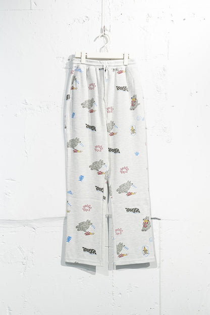 Common Noun "CAT"＆"DOG" norahi サーマルパンツ