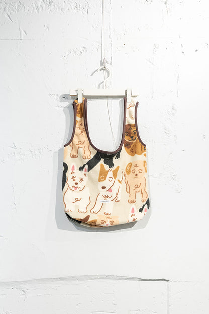 Common Noun "CAT"＆"DOG" norahi フリースバッグ