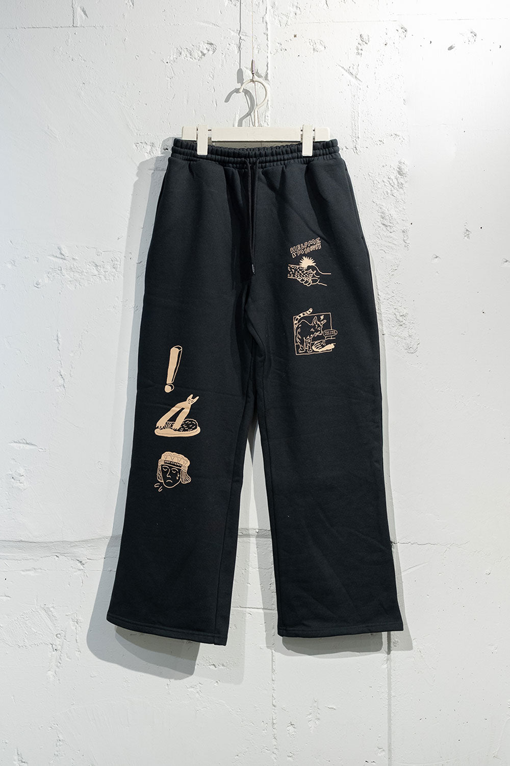 Common Noun "CAT"＆"DOG" norahi 裏起毛スウェットパンツ