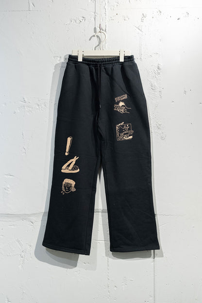 Common Noun "CAT"＆"DOG" norahi 裏起毛スウェットパンツ