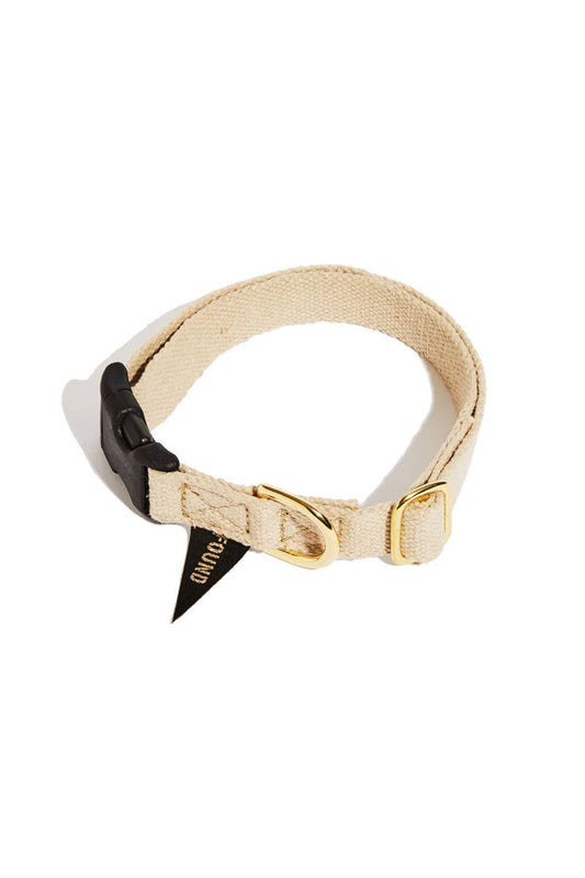 FOUND MY ANIMAL CLASSIC HEMP DOG COLLAR - NATURAL