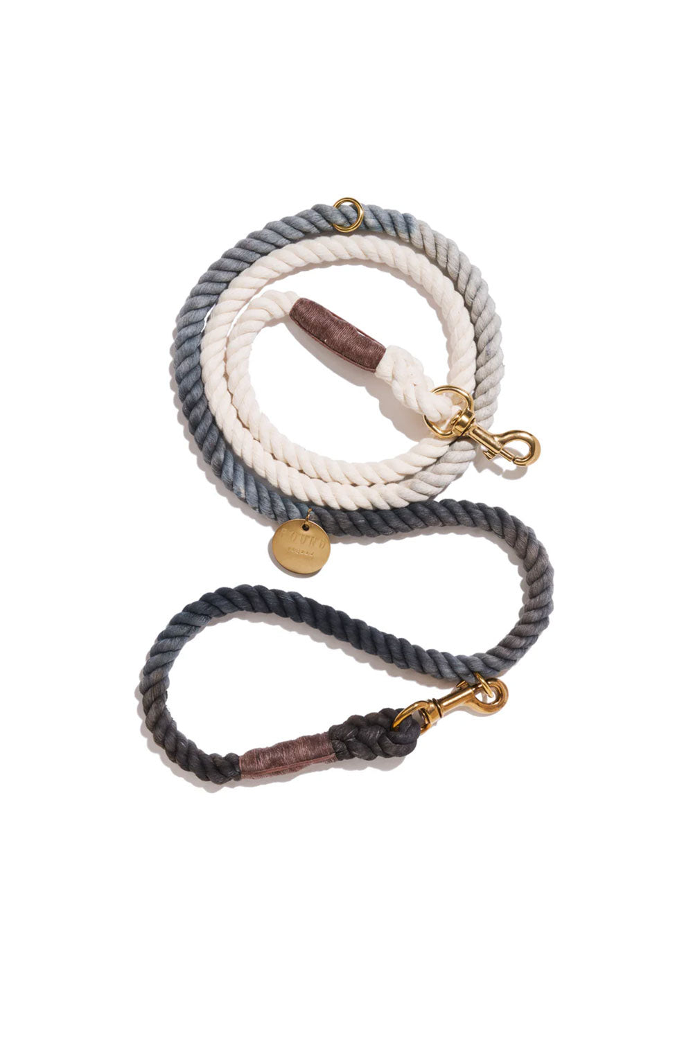 FOUND MY ANIMAL COTTON ROPE DOG LEASH, ADJUSTABLE