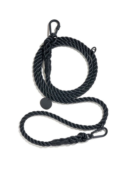 FOUND MY ANIMAL MATTE NYLON ROPE DOG LEASH, ADJUSTABLE