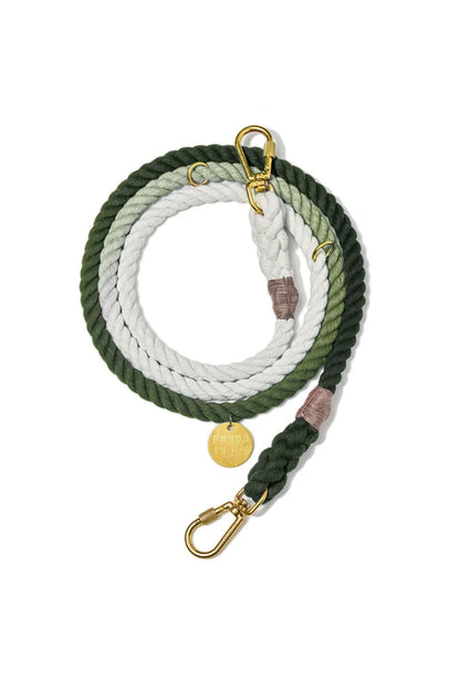 FOUND MY ANIMAL COTTON ROPE DOG LEASH, ADJUSTABLE