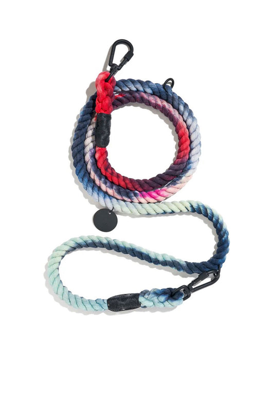 FOUND MY ANIMAL THE DIOJI COTTON ROPE DOG LEASH, ADJUSTABLE
